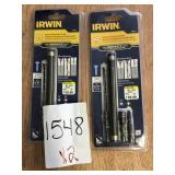 IRWIN 4pc. Tapcon installation drill/drive set x2