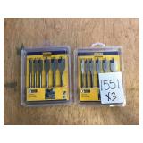 IRWIN SPEEDBOR 6pc. Spade bit sets x3