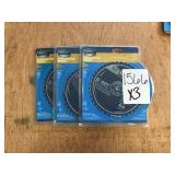 Century Tool 6-1/2in. 40T saw blades x 3