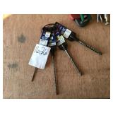 4 Bosch Bulldog SDS hammer drill bits