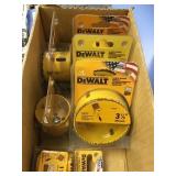 DeWalt hole saws.