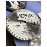 Mixed stack of saw blades sold by the pc. X20