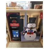 6ft Pre-lit Pop-Up Twinkling Snowman