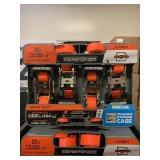 4 pack of Heavy duty Ratchet Tie Down x 6