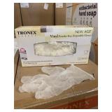 Vinyl medium disposable gloves by the case
