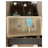 Double Bowl Offset Kitchen Sink