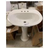 20" Pedestal Sink w/ Base