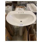 24" Pedestal Sink w/ Base