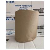 Natural hardwound roll towel