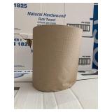 Natural hardwound roll towel