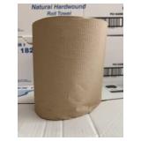 Natural hardwound roll towel x2