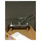 Two Handle Kitchen Faucet w/ Hand Sprayer x2
