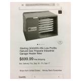 Tubular Gas Fired Direct spark heater.