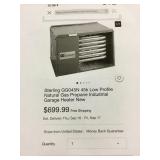 Tubular Gas Fired Direct spark heater.