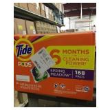 Tide pods 4 bags sold one money .