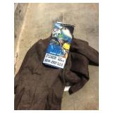 Brown jersey gloves. Sold by the dozen x4