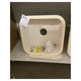 17"x17" Franke Undermount Fireclay Sink