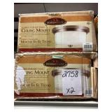 Design house ceiling mount light fixgture x2