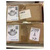 kichler 8404 NI Ceiling light fixture x2