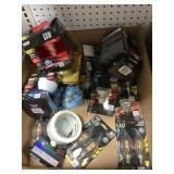 misc. box of light bulbs.
