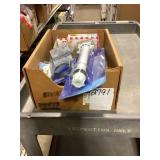 mixed tray of plumbing and misc.