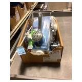 mixed tray of shower heads and misc.