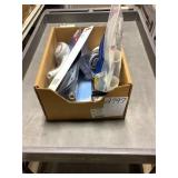 mixed tray of shower heads and other misc.