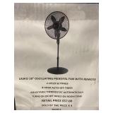 Lasko 18" Oscillating Pedestal Fan w/Remote x 4