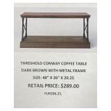 Threshold conway coffee table