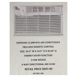 Emerson 12,000 BTU Air Conditioner w/Remote