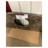 48" Marble Emperador Bathroom Vanity Top x 2