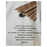 4 in 1 Molding for Flooring by the Piece x 9