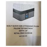 Sealy Queen Plush Pillow Top Mattress