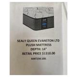 Sealy Queen Evanston LTD Plush Mattress