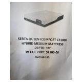Serta Queen iComfort CF1000 Hybrid Medium Mattress