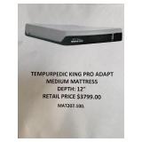 Tempurpedic King PRO Adapt Medium Mattress