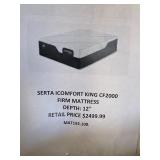 Serta iComfort King CF2000 Firm Mattress