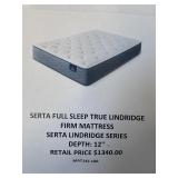 Serta Full Sleep True Lindridge Firm Mattress