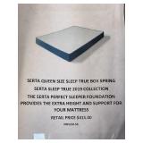 Serta Queen Size Sleep True Box Spring