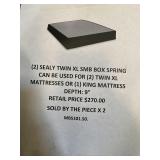 Sealy Twin XL SMB Box Spring by the piece x 2