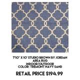 Indoor/Outdoor Studio Brown by Jordan