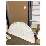 Decorative fypon gable vents x 2