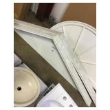 Decorative fypon gable vents x 2