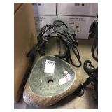 Wall mount Wrought Iron/Granite sink