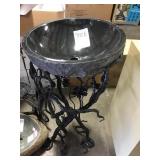 Wrought Iron/Granite vessel sink