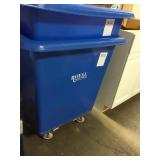 Plastic Royal Basket on swivel casters