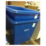 Plastic Royal Basket on swivel casters