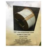 3/8" Polystrapping coils x 4