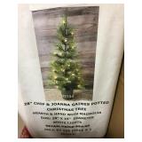 28" Potted Christmas Tree x 2
