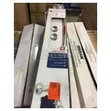 Adjustable Curved Shower Rod x 2